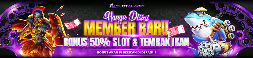 BONUS 50% SLOT DAN TEMBAK IKAN