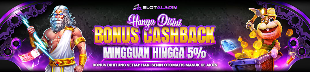 CASHBACK MINGGUAN 5%